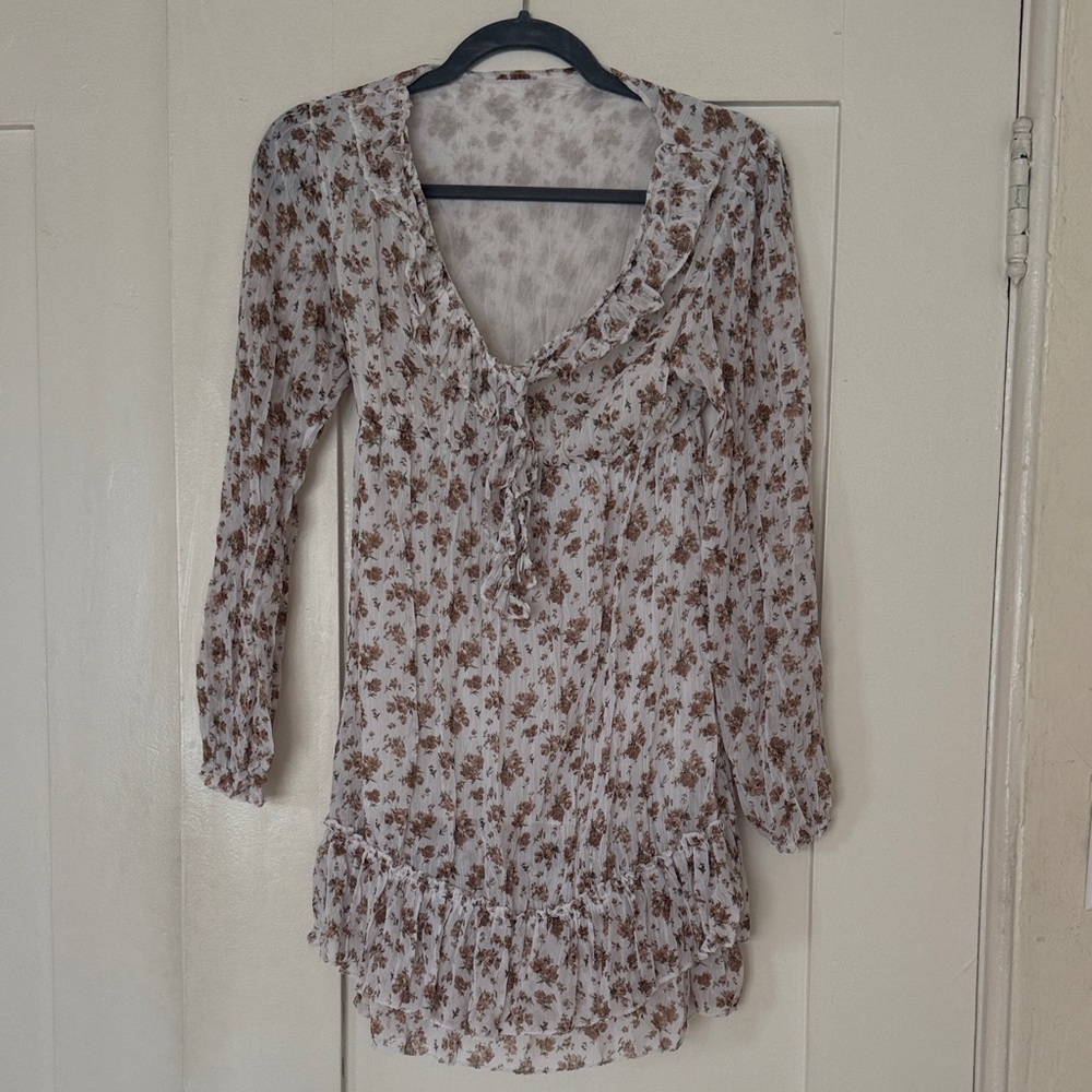 Floral Long Sleeve Dress